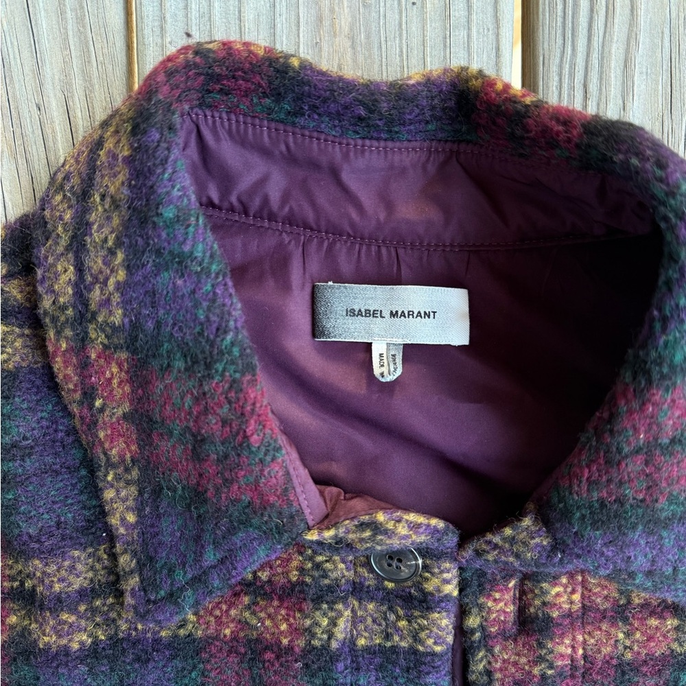 Isabel Marant Men’s Multicolor Plaid Jacket - Picture 3 of 6